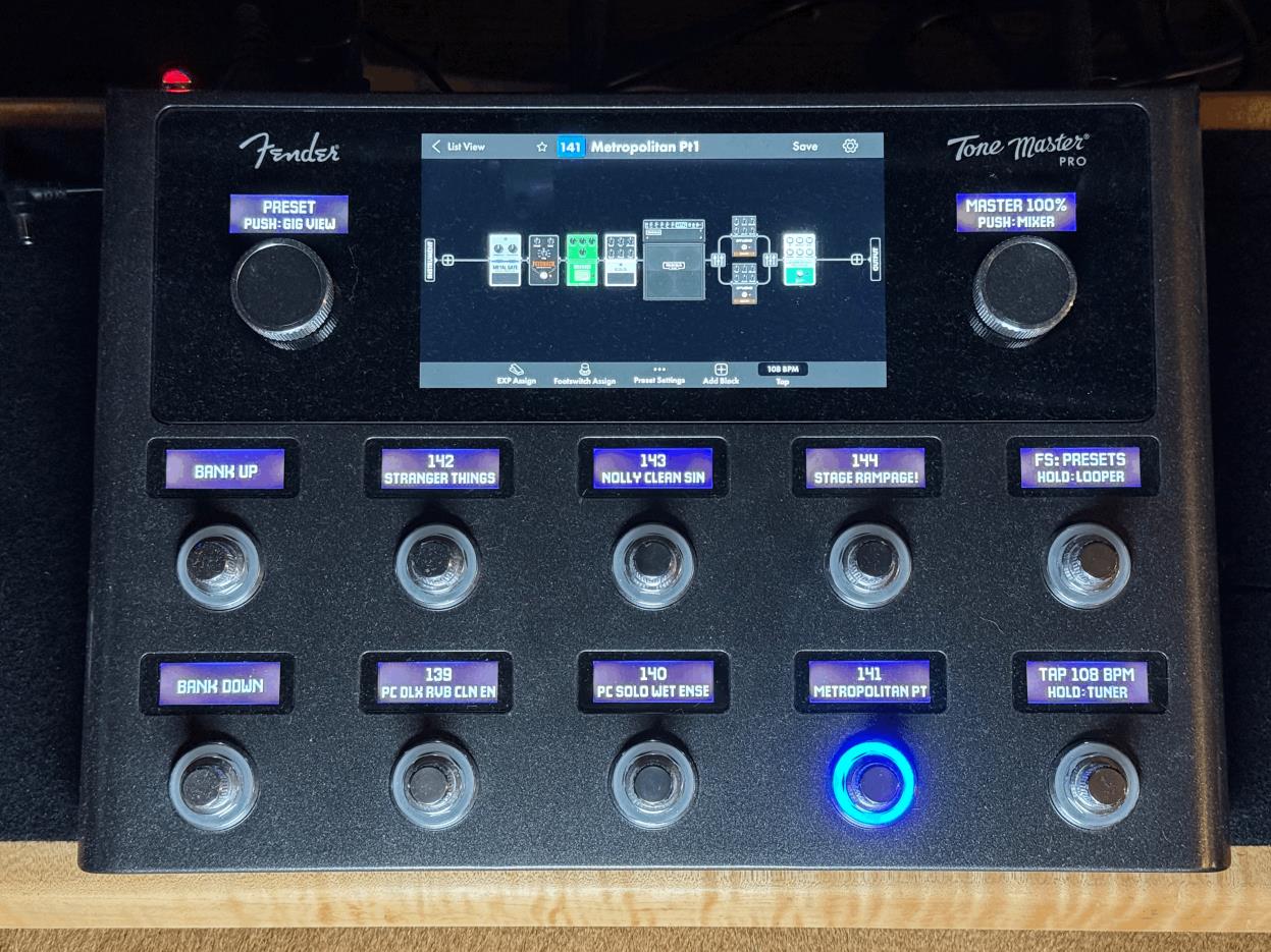 Fender Tone Master Pro rig