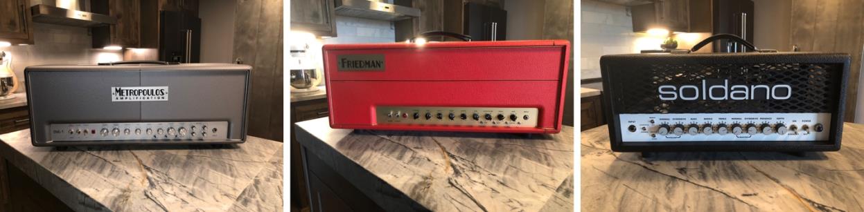 Metropoulos, Friedman and Soldano tube amplifiers