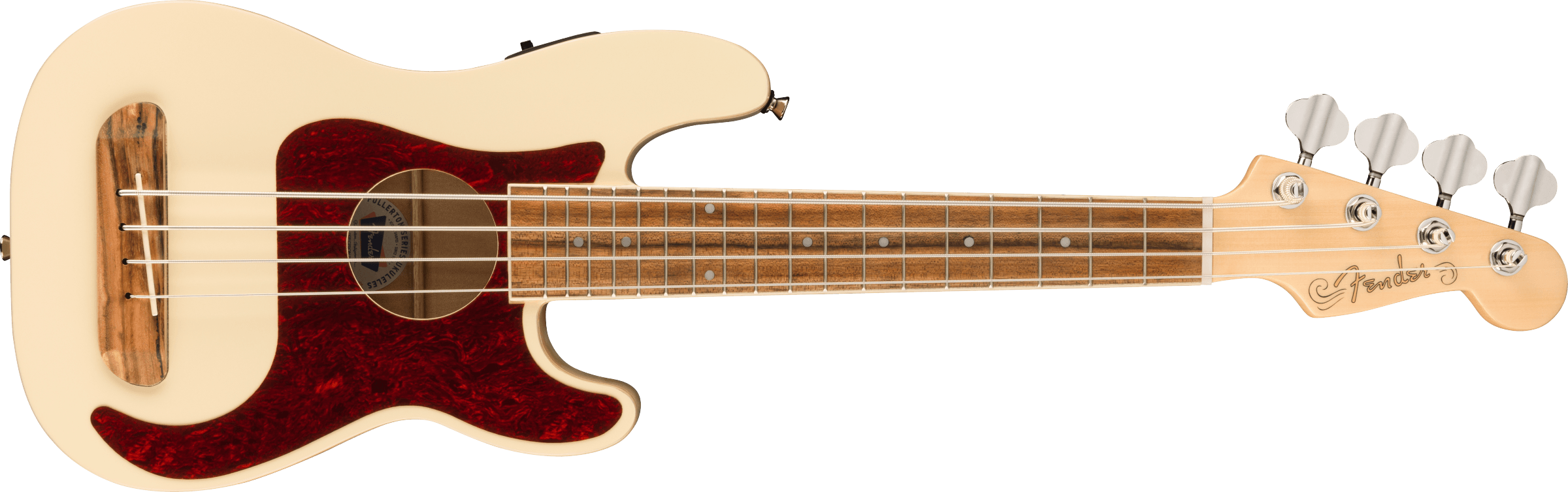 Fender Fullerton Precision Bass Uke Olympic White